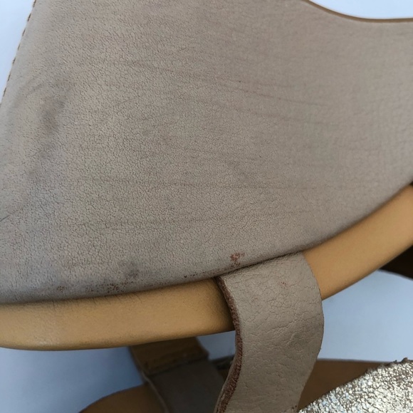 Kork- Ease size 8 metallic wedge sandals - Picture 15 of 15